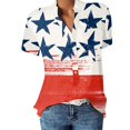 thumbnail image 1 of Gibobby Camiseta de manga corta para mujer Camiseta manga corta con estampado flores y cuello en V encaje informal a la moda verano para mujer(Blanco,CH), 1 of 3