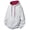 A-Grey483, variant on XIAOCHA Men's Contrast Lined Hoodie Oversized Long Sleeve Hooded Pullover Sweatshirt Soft Minimalist Casual Hoodies