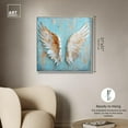 thumbnail image 5 of Weathered Wings I Canvas Wings Wall Art by Art Remedy, Silver Frame, 30" x 30", 5 of 7