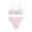 Pink, variant on PMVFHDE Girl's Sport High Waist Bikini Set | Two-Piece Swimsuit for Kids with Thin Straps | Quick-Dry Bathing Suit BU2,10-11 Years
