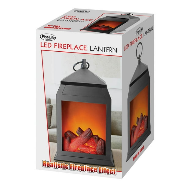 LED FIREPLACE LANTERN