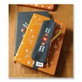 thumbnail image 5 of Evelynn Zipper Vegan Suede Notebook Pouch, 2 x 6.5, Blue with Embroidered Flower | Bundle of 10 Each, 5 of 5