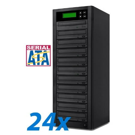 Bestduplicator Pro HD Series - 11 Target External Disc DVD/CD Duplicator with 500GB Hard Drive, built-in 24X BD Certfied