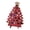Red, variant on Wooden Christmas Countdown Calendar Holds 24 Minibottles, Easy Assembly Holiday Decoration for Family Celebrations