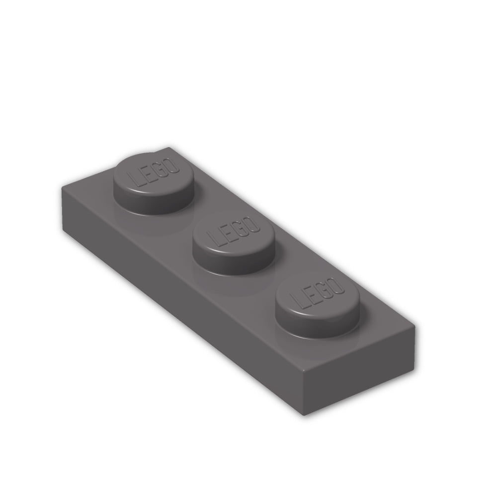 1x3 Dark Gray Standard Bricks ~  Lego ~ NEW ~ Castle 10