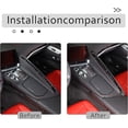 thumbnail image 6 of TINKI Soft Carbon Fiber Air Conditioner Switch Panel Trim Strip Fit for Chevrolet Corvette C8 Stingray 2020-2023, Center Console AC Panel Decoration Frame Trim, 6 of 6