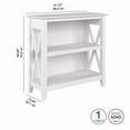 thumbnail image 4 of Key West Small 2 Shelf Bookcase in Pure White Oak - Engineered Wood, 4 of 7