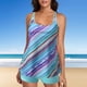 thumbnail image 1 of WILLBEST Traje De Baño Para Mujer Con Curvas, Tankini De Talla Grande, Trajes De Baño De Dos Piezas Para Mujer, Camisetas Sin Mangas De Torso Largo Con Pantalones Cortos, 1 of 3