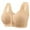 Beige, variant on CLOISE Front Closure Bras for Women Plus Size No Underwire Full Coverage Lace Comfortable Bras with Sagging Breasts S-5XL