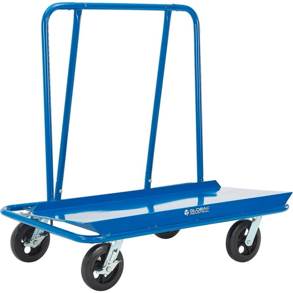 Sheet Rock Drywall Cart, 18" x 48" Deck, 2,400 lbs Capacity
