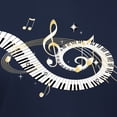 thumbnail image 3 of CafePress - Random Piano Mixed Musical No Women's Dark T Shirt - Women's Traditional Fit Dark T-Shirt, 3 of 4