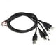 thumbnail image 1 of 5x5 Uds DIY USB 2,0 A Enchufe Macho 2 Pines 2 Cables Conector De Cable De Carga De Energía 50cm, 1 of 8