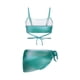 thumbnail image 5 of Sujetador Deportivo Traje de Baño Superior de Dos Piezas Bikini Gradiente Traje de Baño Deportivo Sexy de Tres Piezas, 5 of 7