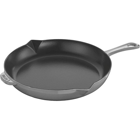 Staub Cast Iron 10-inch Fry Pan - Grey, Made in France