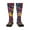 1 Black, variant on Rock Music Print Long Socks,Novelty Design Socks Gift for Men and Women,Crew Socks,Calf Socks