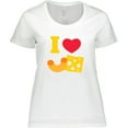 thumbnail image 3 of Inktastic I Heart Mac And Cheese Women's Plus Size T-Shirt, 3 of 5