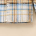 thumbnail image 3 of Chaqueta de Forro Polar Gibobby para Bebés Niños Camisa a Cuadros Manga Larga Otoño 2-3 Años, 3 of 5