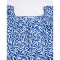 thumbnail image 4 of MoomayaWomens PrintedCotton Shirt Top, Square NeckPuffedSleeves Summer Short Top, 4 of 8