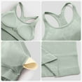 thumbnail image 4 of Women's Scoop Neck Tight Sport Camisole With Shelf Bra Racerback Yoga Tank Top, 4 of 6