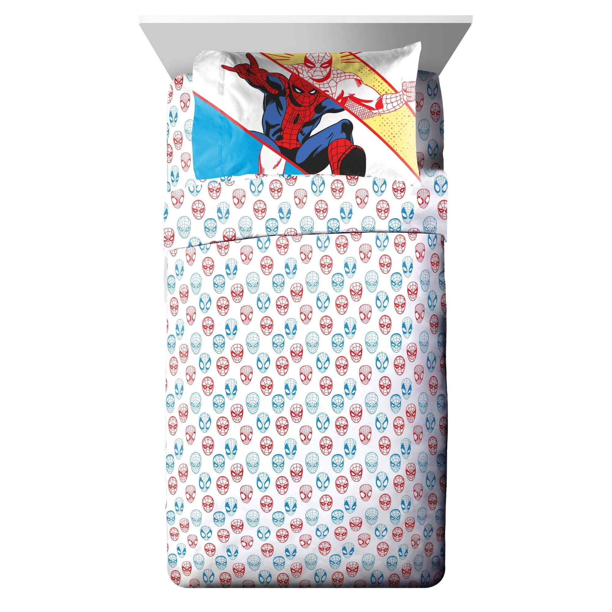 Spiderman Beyond Amazing 5 Piece Full Size Kids Comforter Set - Superhero bedding