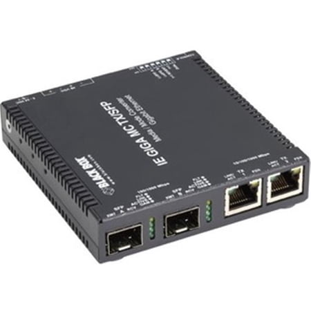 UPC: 0822088107859 | Black Box LGC340A Transceiver & Media Converter – 2 x Network – Gigabit