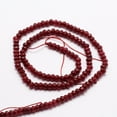thumbnail image 2 of 1 strand Dyed Natural Malaysia Jade Rondelle Beads Strands Faceted FireBrick 3x2mm Hole: 1mm 154pcs/strand 14.3 inch, 2 of 2