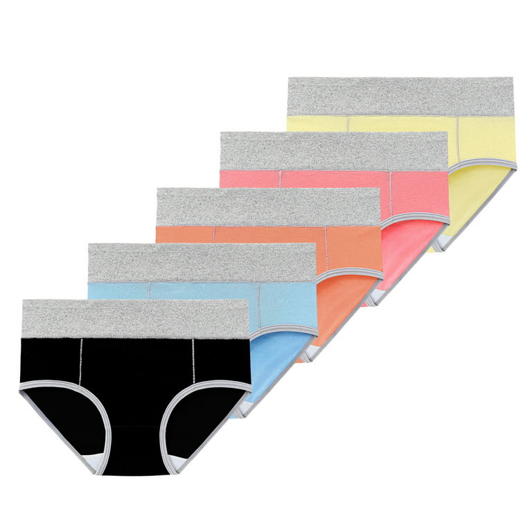 Buy BMG IMPORT EXPORT Women's Cotton Panty Soft Fabrics with Long Lasting  Outer Elastic Multicolor Brief Hipster Super Comfortable Skin Friendly  Material Panty Size L pack of 6 Online at Best Prices