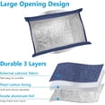 thumbnail image 2 of CHAO Bolsa con Aislamiento Térmico para Comida(Azúl Oscuro), Bolsa Impermeable Térmica Porta Alimentos, Organizador del Almuerzo para Trabajo,Clase,Viajes,Salidas, 2 of 5