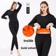thumbnail image 5 of Warmbras con forro polar grueso, traje de pareja de otoño e invierno de terciopelo dorado para mediana edad y ancianos, ropa interior larga antifrío de talla grande, 5 of 5