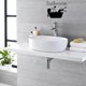 thumbnail image 4 of 2pcs Autocollants De Porte De Salle De Bain Amovibles 18 * 15cm, Murale Artistique En Pvc, Autocollant Mural De Dcoration De Chambre La Maison, 4 of 5