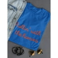 thumbnail image 3 of Rollin' With The Homies Women Royal Blue T-Shirt, Female x-Large, 3 of 4