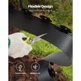 thumbnail image 5 of VEVOR Landscape Edging, 33 ft x 4 in Plastic Garden Border Edging with 30 Spikes & 2 Ground Stakes, No Dig, Flexible Lawn Edgings Roll, UV-Resistant Mini Fence Borders for Flower Beds Yard Paver, 5 of 9