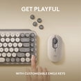 thumbnail image 3 of Teclado Logitech POP Keys mecánico inalámbrico Emoji - Mist, 3 of 9