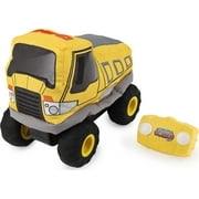 Plush Power RC, Remote Control Dump Truck with Soft Body and 2-Way Steering, for Kids Aged 3 and up