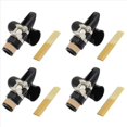 thumbnail image 1 of 4X Kit de Boquilla, Incluye Ligadura + Caña de Clarinete 2.5 + Boquilla de Clarinete Negro Tapa de Plástico Accesorios para Instrumentos Musicales, 1 of 6