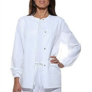 Simply Basic Scrub Jckt White Xl