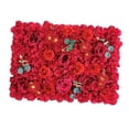 thumbnail image 4 of simhoa Artificial Panel Background Floral Panel Rose Flower Panel Backdrop for Wedding Red, 4 of 8
