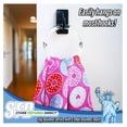 Clear Plastic Scarf Rings - Round Fine Garment Hangers - 2.58