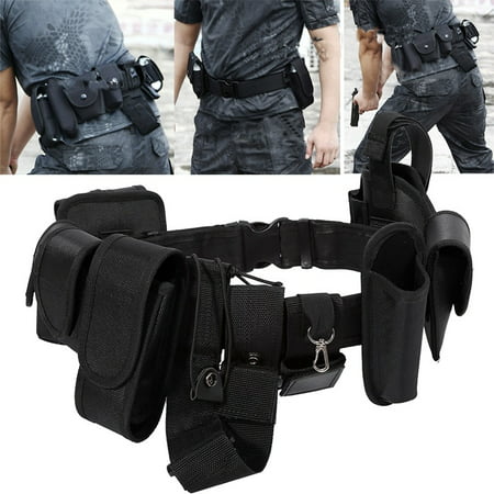 EECOO Police Security Guard, Tactical Nylon US,Police Security Guard Modular Enforcement Equipment Duty Belt Tactical Nylon (Best Handgun For Security Guard)
