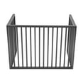 thumbnail image 4 of ToppiJoy 2-3P 3 Panels Air Conditioner Fence, Drill-Type Louvered Grille AC Unit Fence Outdoor, for Outdoor Trash Can, Pool Equipment Enclosure Panels Dark Grey, 4 of 28