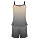 thumbnail image 5 of Sexy Pijama Conjunto para las Mujeres Gradiente Eslinga sin Mangas Tanque Empalme Pantalones Cortos Casual Pijamas Conjunto, Poliéster, 5 of 5