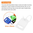 thumbnail image 4 of Uxcell 50pcs Marker Cable Zip Ties, 9.8 Inch Self-Locking Nylon Label Tags Zip Tie Wraps Ties Wire, White, 4 of 7