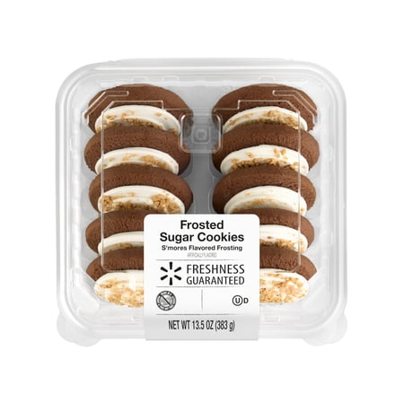 Freshness Guaranteed S'mores Frosted Sugar Cookies, 13.5 oz, 10 Count