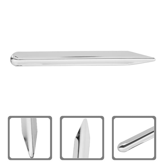 SWETRACE 1Set Silver Beading Scoop Stainless Steel for Bead Handling and Wire for Jewelry Making