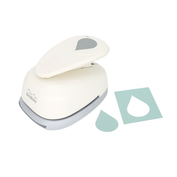 Bira Craft 2.5 inch Tear Drop Droplets Lever Action Craft Punch for Paper Crafting Scrapbooking