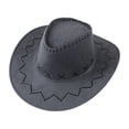 thumbnail image 4 of Sombrero vaquero clásico para niños y niñas, ideal para viajes. Gris, 4 of 9