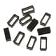 thumbnail image 1 of 10 piezas de correa de reloj de repuesto de goma negra de 18-22 mm con cierre de seguridad. Negro 18mm, 1 of 9