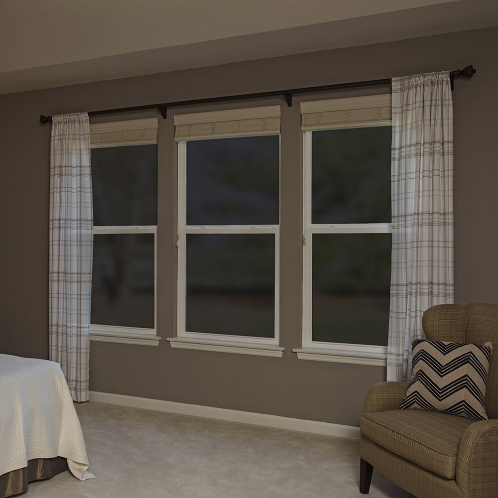 Gila® Privacy Black Static Cling Residential DIY Window Film, 3ft x 6.5ft (36in x 78in)