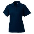 thumbnail image 1 of Jerzees- Polo de manga corta de colores resistente para mujer (Azul marino), 1 of 2
