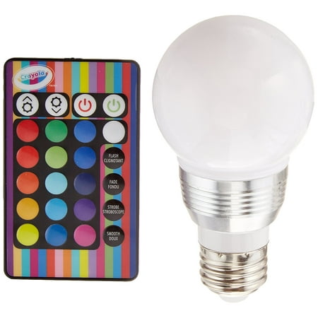 Crayola Remote Control Color Changing Led Light Bulb